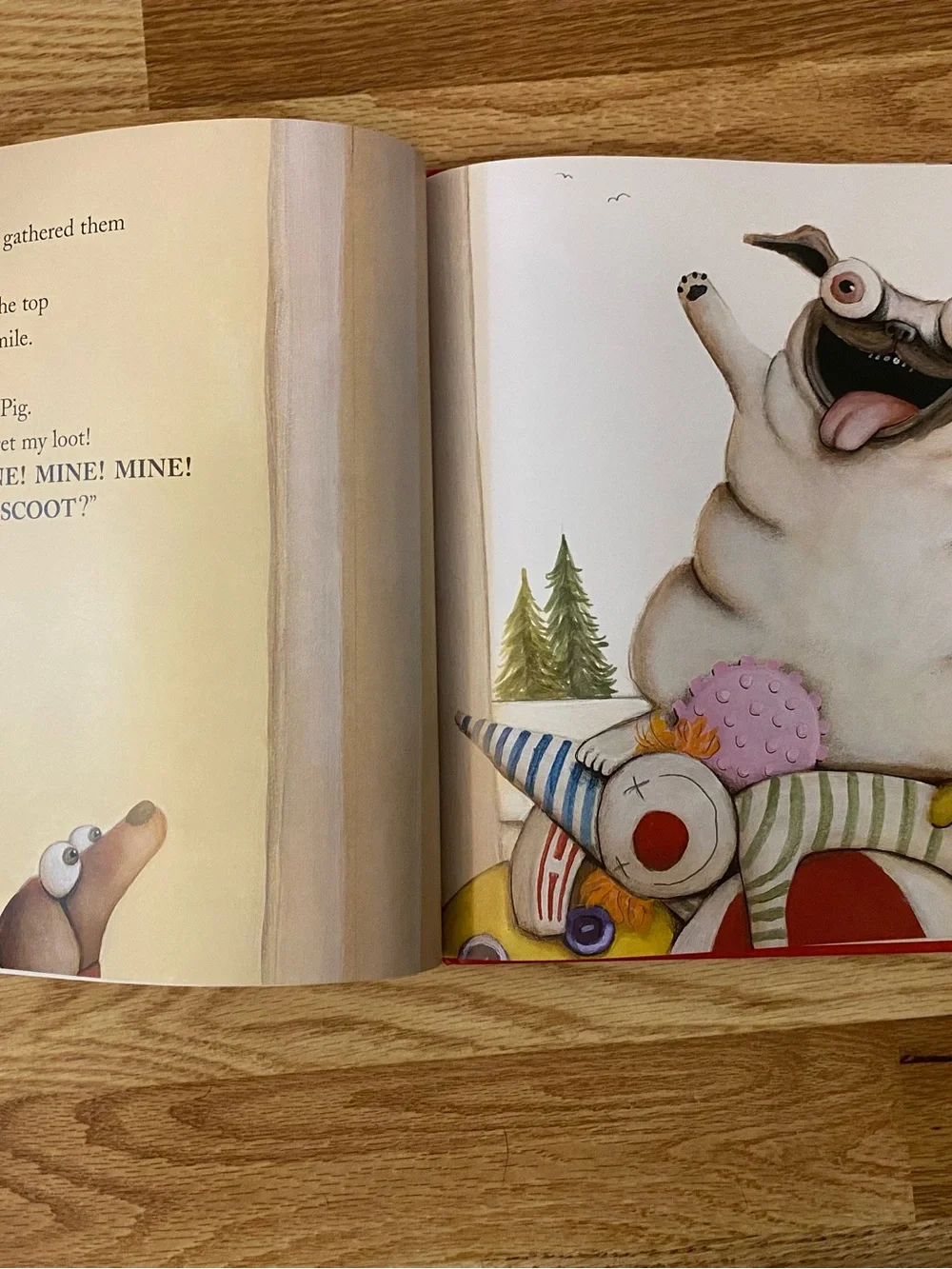 Pig the Pug Hardcover Kids Book - Red